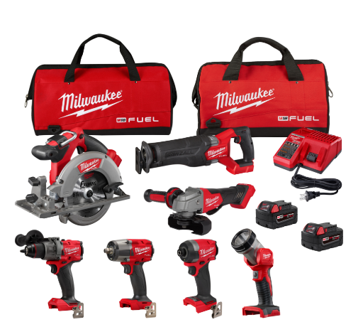 Milwaukee M18 FUEL 7-Tool Combo Kit