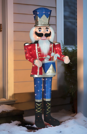 The Holiday Aisle Gutierrez 5 Warm White Lighted Soldier Nutcracker