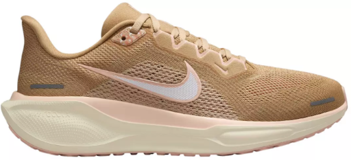 Nike Womens Pegasus 41 Running Shoes (Linen/White)