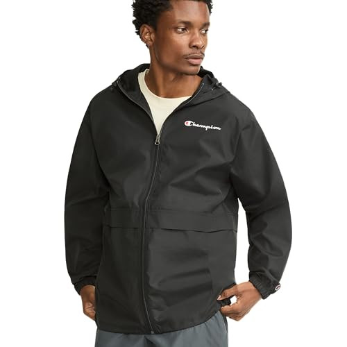 Champion Mens Stadium Full-Zip Wind  Water-Resistant Jacket