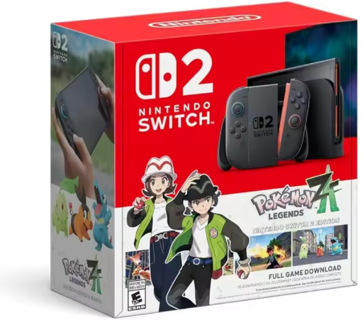  Nintendo Switch 2 Console Bundle - Includes Pokémon Legends: Z-A Game (Hong Kong Version）