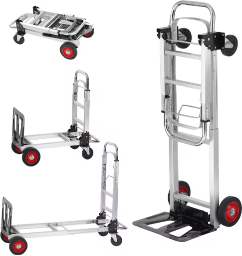 Vevor SucceBuy Lightweight Folding Hand Truck Dolly 400lb Capacity