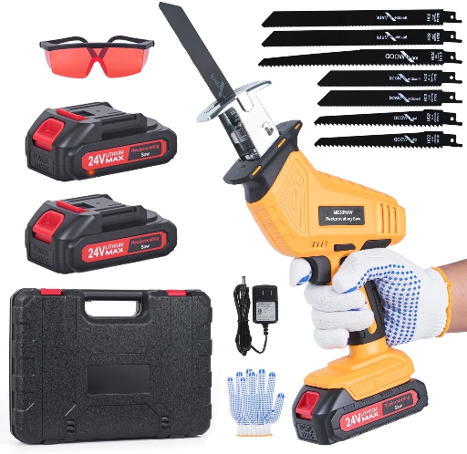 NEXPOW Cordless Reciprocating Saw 24V