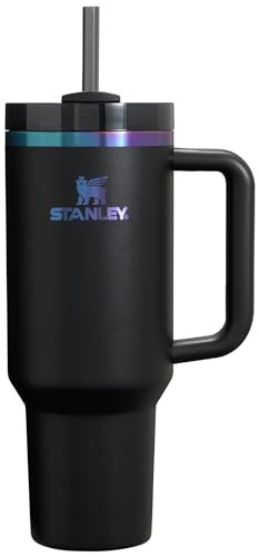 STANLEY Quencher H2.0 Tumbler 40-Oz with Handle and Straw (Black Chroma)