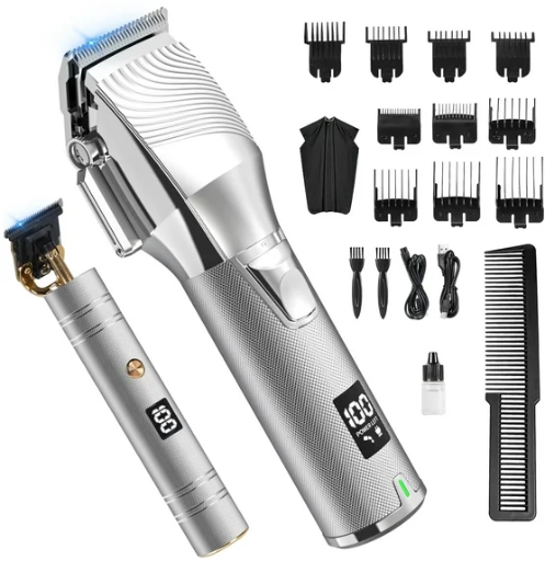 NEXPURE Cordless Hair Clippers and Beard Trimmer with LCD Display