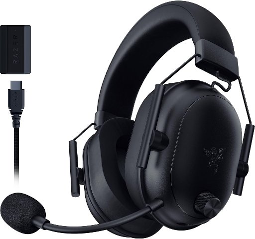 Razer BlackShark V2 HyperSpeed Wireless Gaming Headset 2.4GHz, Bluetooth or USB