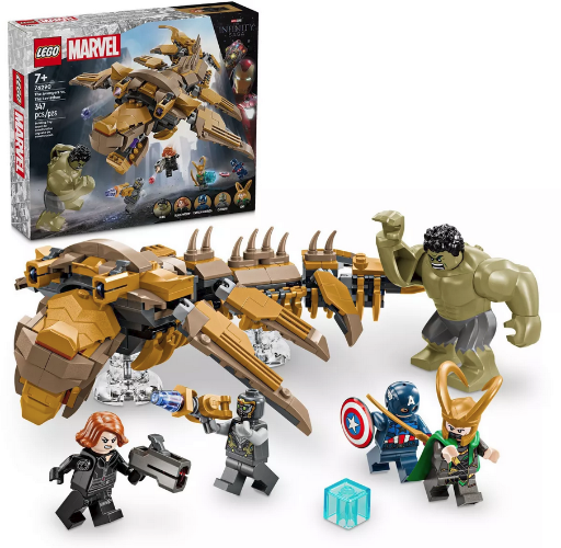 LEGO Marvel The Avengers vs. The Leviathan Building Set (347-Piece)
