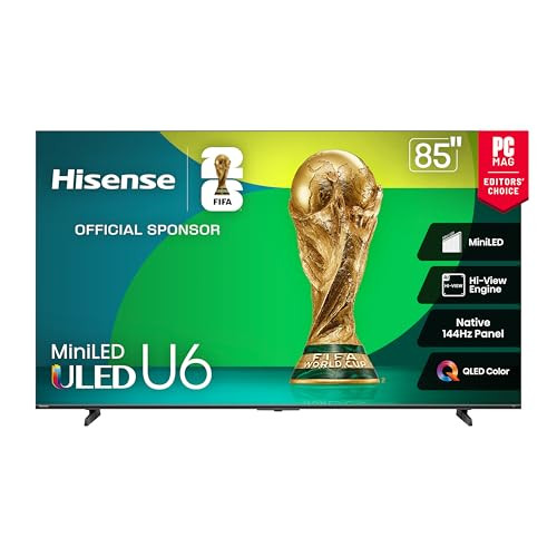 Hisense 85 4K 144Hz QLED MiniLED Smart Fire TV