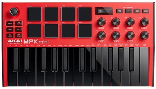 Akai Professional MPK mini mk3 Keyboard Controller Red
