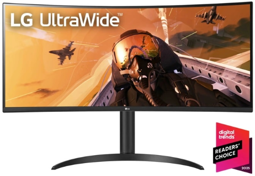 LG 34 Ultrawide 1440p 160Hz Monitor with 65W USB-C