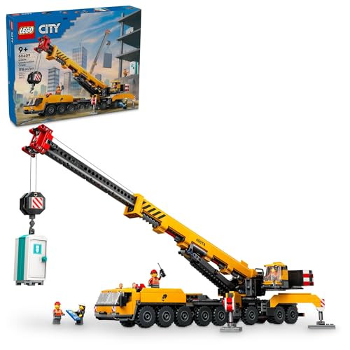 LEGO City: Yellow Mobile Construction Crane Building Set (1116-Piece)
