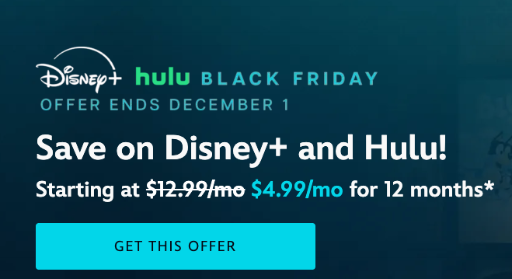 Disney+  Hulu Bundle Subscription Deal