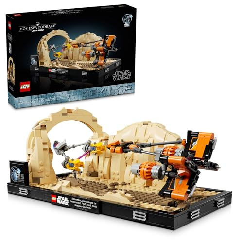 LEGO Star Wars: The Phantom Menace Mos ESPA Podrace Diorama 718 Piece