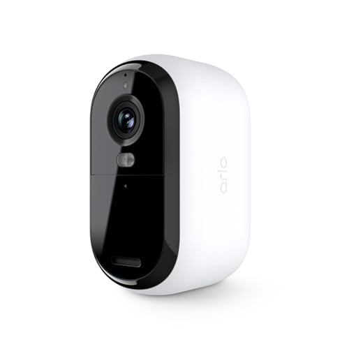 Arlo Essential Indoor/Outdoor 2K 2-Way Audio Night-Vision Security Camera