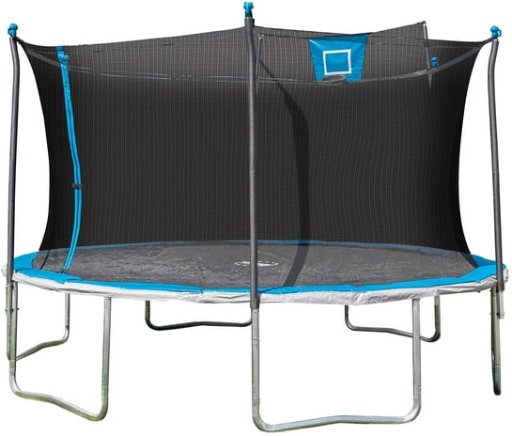 Sportspower Bounce Pro 14 Round Trampoline with Skyslam Basketball Station