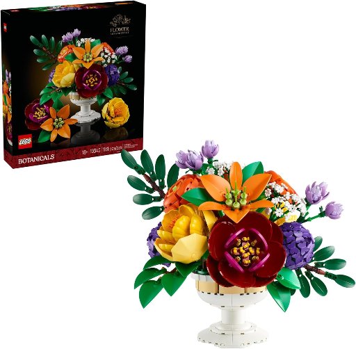 1161-Piece LEGO Botanicals: Botanical Collection - Flower Arrangement (10345)