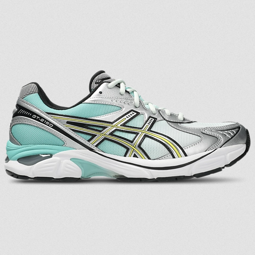 ASICS Mens GT-2160 (Silver/Golden Yellow/Pale Mint - Outspoken Ombres)