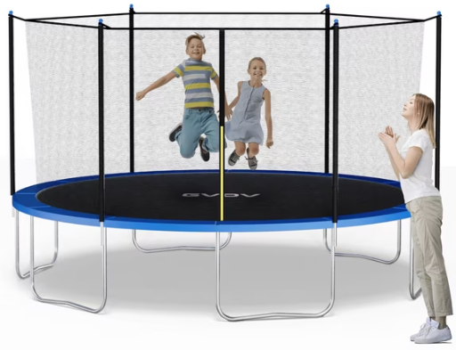 GVDV Outdoor 14 Trampoline with Enclosure