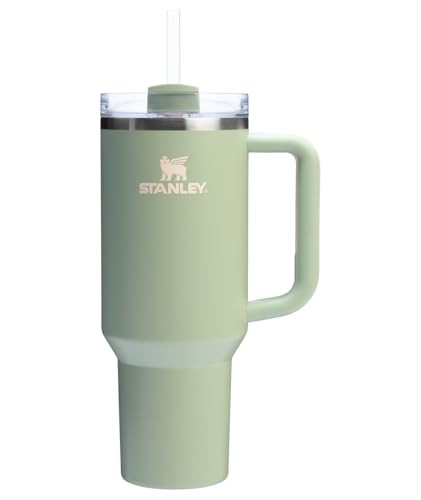 40-Oz Stanley Quencher H2.0 Tumbler w/ Handle and Straw (Lichen)