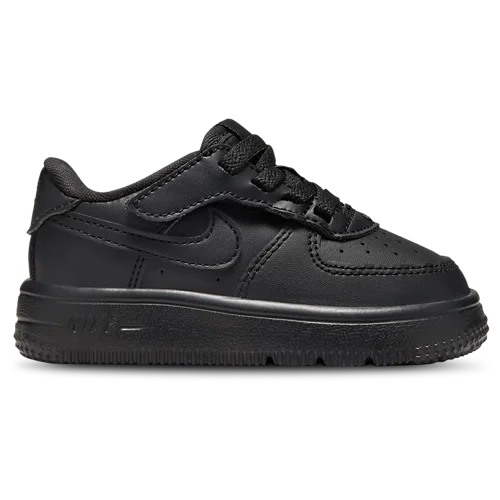 Nike Toddler Boys Air Force 1 Low EasyOn Shoe (Black/Black)