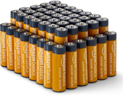 Amazon Basics AA Alkaline High-Performance Batteries 48-Pack