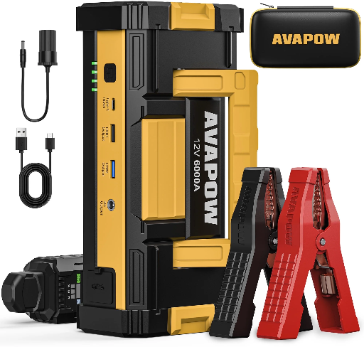 AVAPOW W68 6000A Car Battery Jump Starter