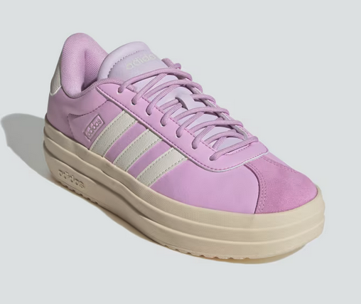 adidas Womens VL Court Bold Shoes (Off White or Bliss Lilac)