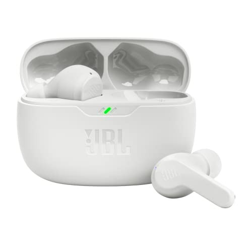 JBL Vibe Beam True Wireless JBL Deep Bass Sound Earbuds (White)