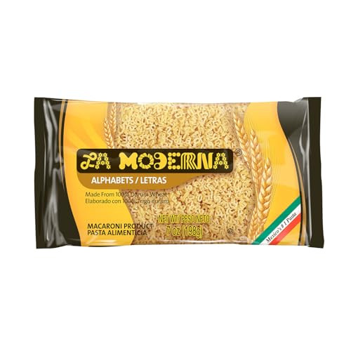 La Moderna Alphabet Letras Pasta 7-Oz