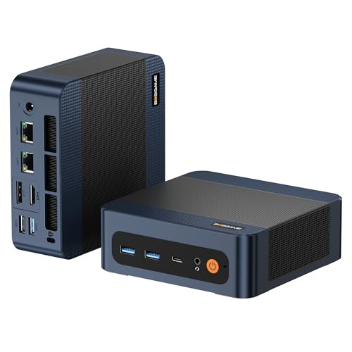 BOSGAME P3 Mix Mini PC, AMD Ryzen 5 7640HS, 32GB DDR5, 1TB PCIe SSD