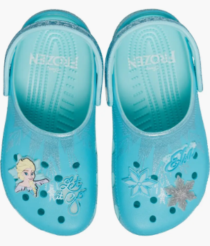 CROCS Kids Disney Frozen Classic Clog Turquoise Multi Size 11 M