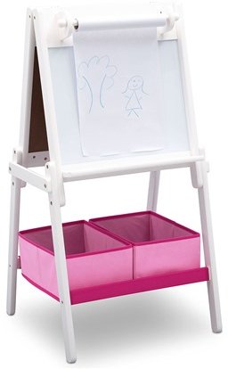 Delta Children MySize Kids Double-Sided Storage Easel