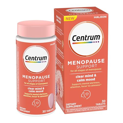 Centrum Menopause Clear Mind  Calm Mood Tablets 30-Count
