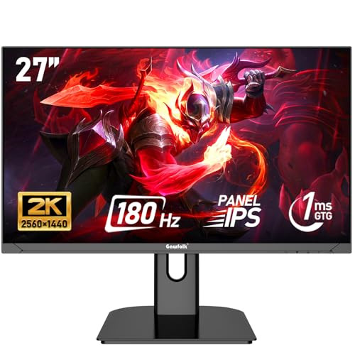 Gawfolk GF600A 27 1440p 180Hz IPS Gaming Monitor