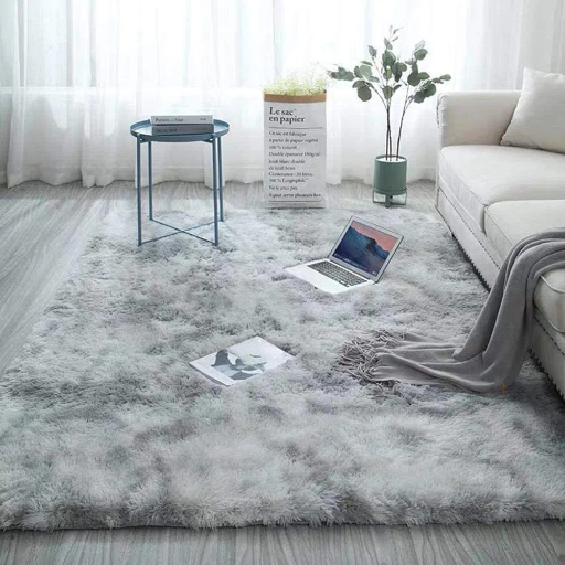 8 x 10 Antonije Tie Dye Shag Area Rug (Gray)