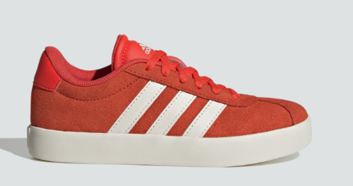adidas Kids VL Court 3.0 Shoes (Red)