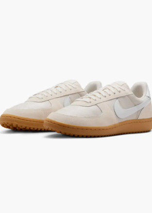 Nike Mens Field General Sneaker (Pale Ivory/White/Gum Yellow)