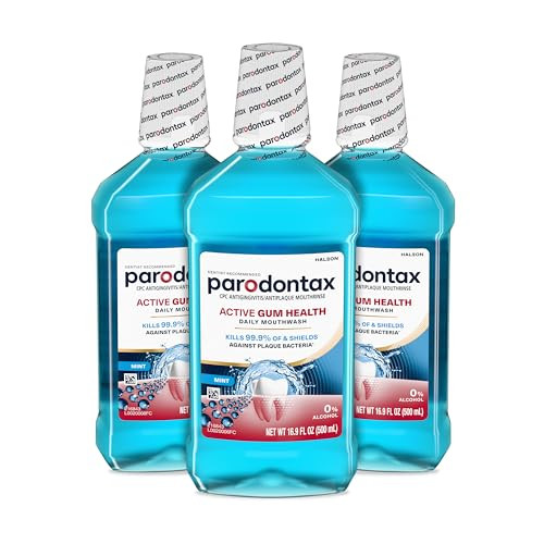 Parodontax Active Gum Health Antiplaque and Antigingivitis Mouthwash 3-Ct 16.9-Oz