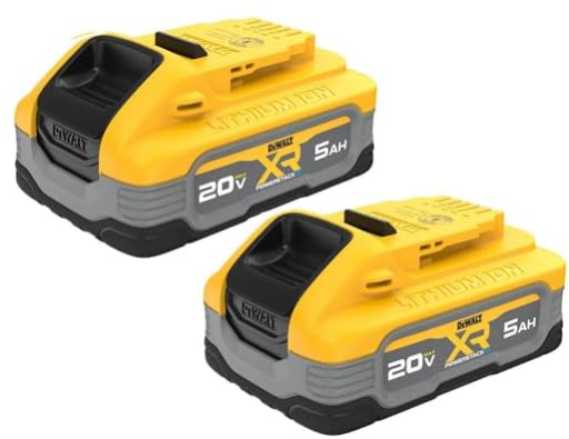 DEWALT DCB208-2 20V MAX* Batteries, 8.0 Ah, 2-Pack