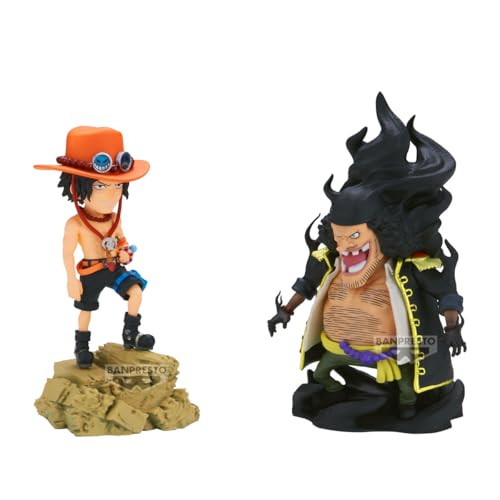 Banpresto One Piece Log Stories Portgas D. Ace vs Marshall D. Teach 3.1 Collectable Figures