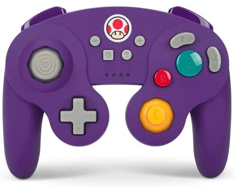 PowerA GameCube Style Wireless Controller for Nintendo Switch - Toad