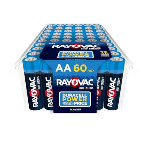 Rayovac AA Batteries, 60 Count
