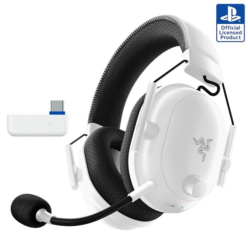 Razer BlackShark V2 Pro Wireless PlayStation Gaming Headset - White