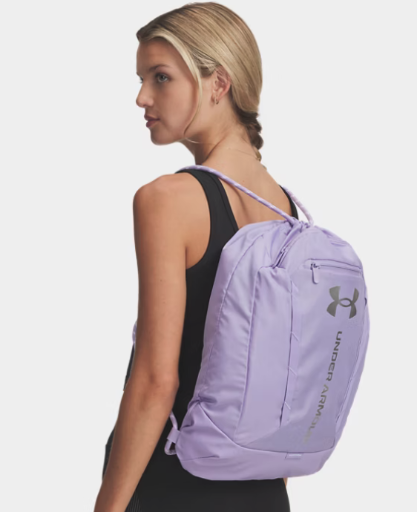 Under Armour 22L UA Hustle Sackpack (Transparent/Metallic Silver)