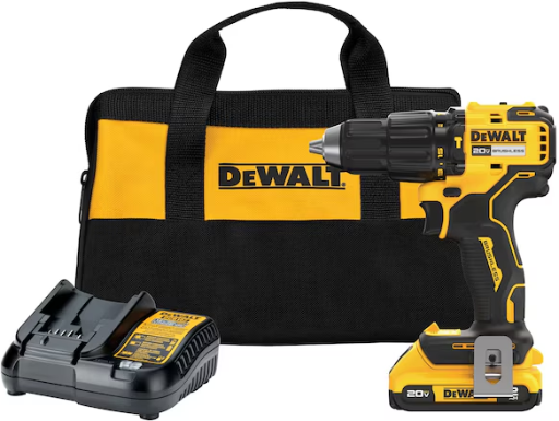 DEWALT V20 20-Volt Variable Speed Brushless Cordless Hammer Drill Kit