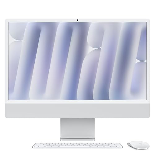 Apple 2024 iMac All-in-One Desktop Computer with M4 chip, 16GB Unified Memory, 256GB SSD Storage