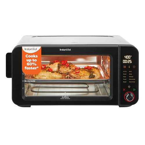 Instant Pot No Preheat Required 6-Slice Air Fryer Toaster Oven