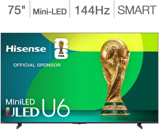 Hisense 75 4K UHD Mini-LED QLED TV