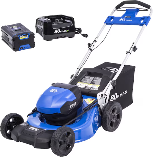 Kobalt 80-volt 21-in Push Battery Walk Mower with 5 Ah Battery