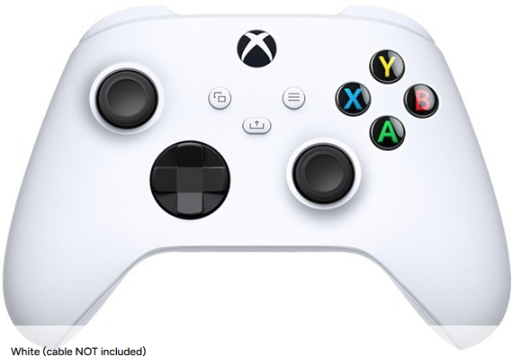 Microsoft Xbox Core Wireless Gaming Controller w/ 9 USB-C Cable (White)